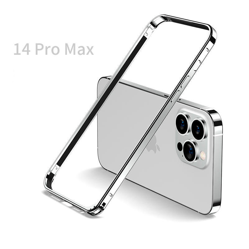 Metal Bumper Aluminum Frame Case - Ultradunne bumper, aluminium metalen frame, harde