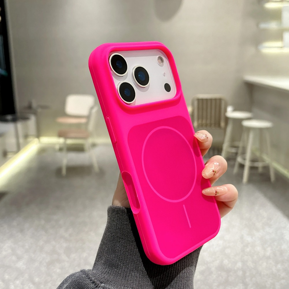 Liquid Silicone Magnetic Phone Case - Macaron-kleurige vloeibare siliconen magnetische hoes voor