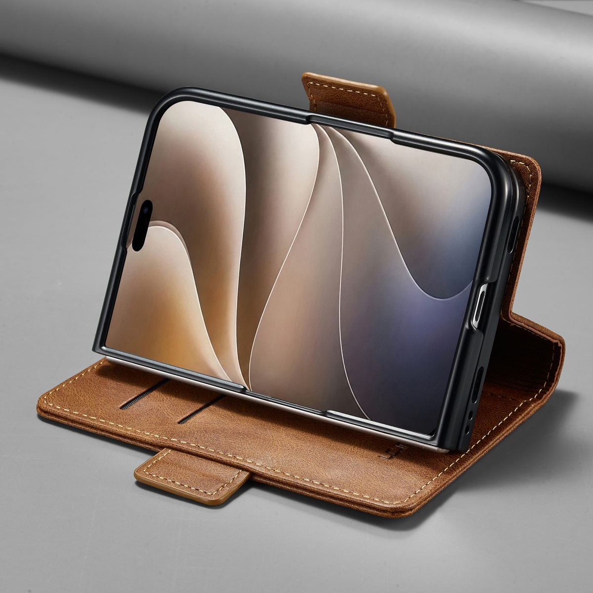 RFID-beschermende kaarthouder, - Leather Wallet Card Holder Phone Cover recensie en prijs