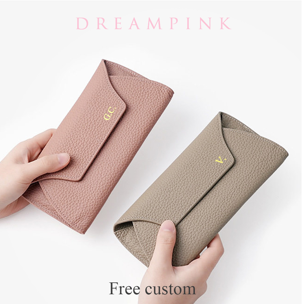 Gepersonaliseerde brieven Dame - Leather Wallet Card Holder Phone Cover recensie en prijs