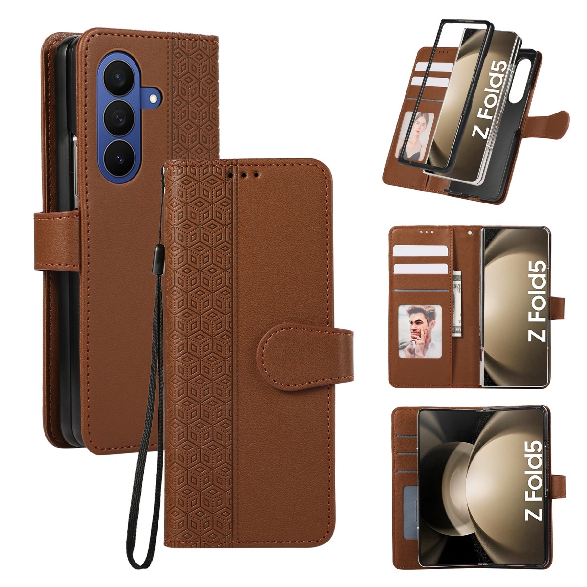 Flip lederen polsband telefoon - Leather Wallet Card Holder Phone Cover recensie en prijs