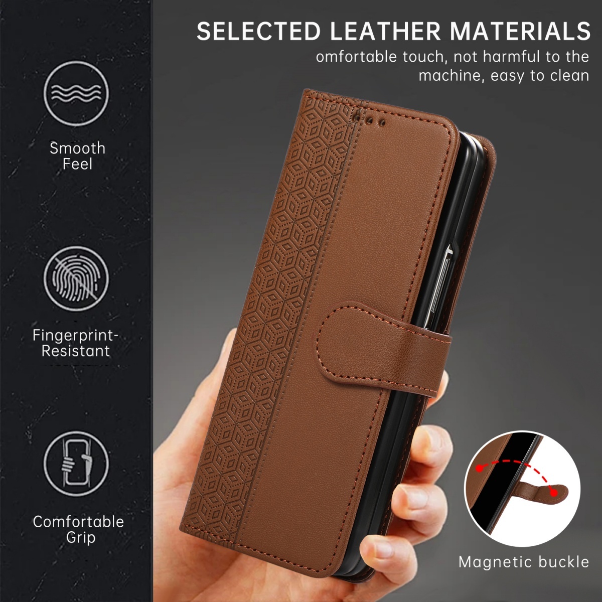 Flip lederen polsband telefoon - Leather Wallet Card Holder Phone Cover recensie en prijs
